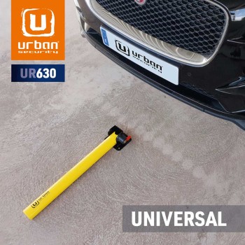 Antivol Voiture- Barrière Rabattable -Poteau Parking avec Serrure Uni