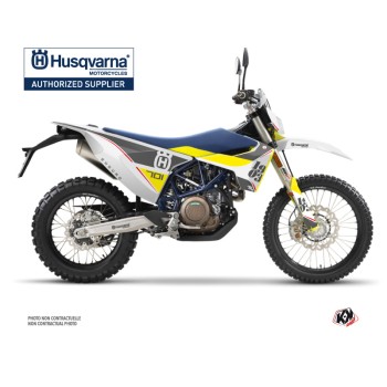 Kit Deco Moto Cross Heyday Husqvarna 701 Enduro Gris Jaune