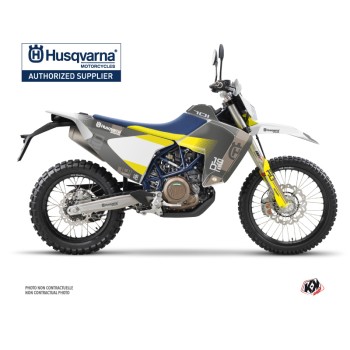 Kit Deco Moto Cross Hero Husqvarna 701 Enduro LR Gris Jaune