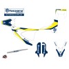 Kit Deco Moto Cross Legend Husqvarna 701 Supermoto Bleu