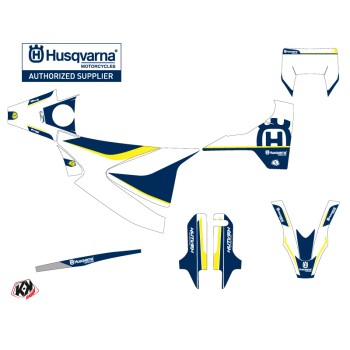 Kit Deco Moto Cross Heritage Husqvarna 701 Supermoto Jaune