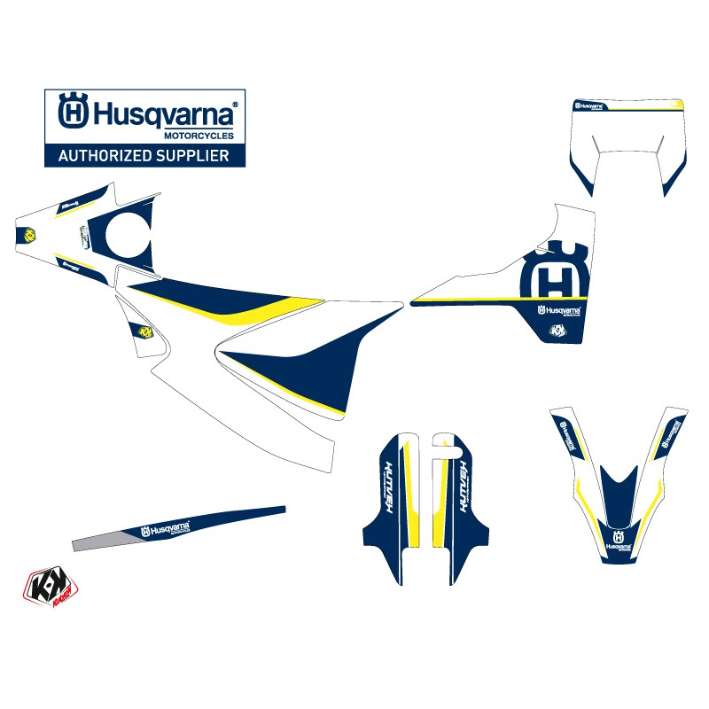 Kit Deco Moto Cross Heritage Husqvarna 701 Supermoto Jaune