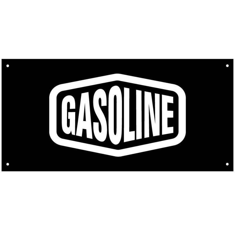 Banderole GASOLINE - dimensions 165 X 80 cm
