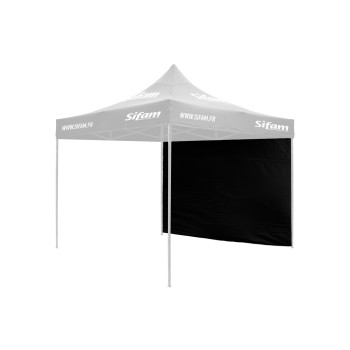 Pour BARNUM22 - Cloison pour Tente 3*3m - Noire - Vendu par un côté
