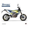 Kit Deco Moto Cross Heyday Husqvarna 701 Supermoto Bleu Jaune