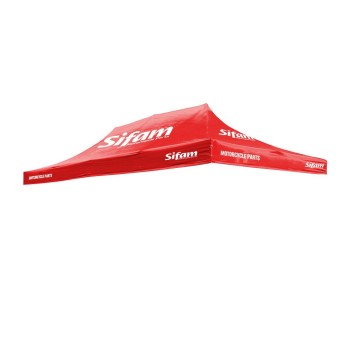 Toit Barnum Rouge 6M X 3M Pour BARNUM36