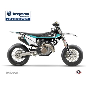 Kit Deco Moto Cross Legend Husqvarna 450 FS Turquoise