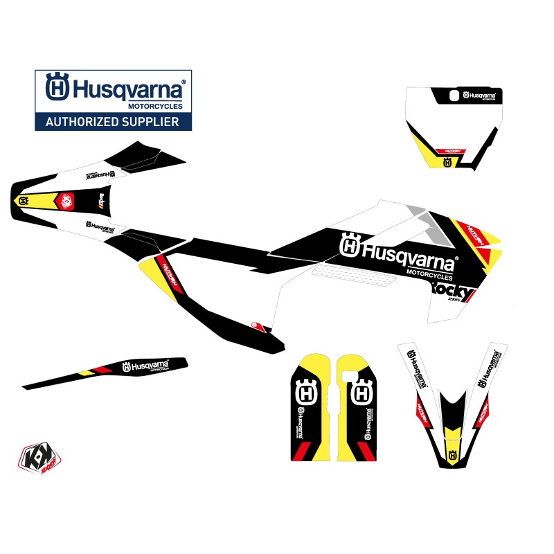 Kit Deco Moto Cross Rocky Husqvarna 450 FS Noir