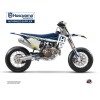 Kit Deco Moto Cross Nova Husqvarna 450 FS Bleu