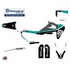 Kit Deco Moto Cross Legend Husqvarna 450 FS Turquoise