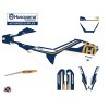 Kit Deco Moto Cross Heritage Husqvarna 450 FS Bleu
