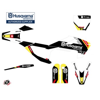 Kit Deco Moto Cross Rocky Husqvarna 450 FS Noir