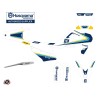 Kit Deco Moto Cross Legacy Husqvarna 450 FS Bleu Jaune