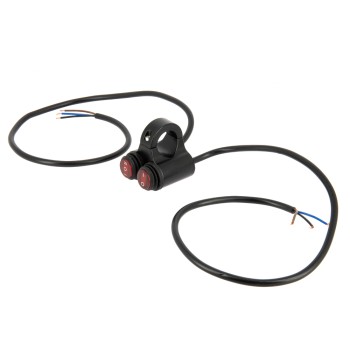 Double interrupteur étanche pour guidon Ø22mm