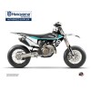Kit Deco Moto Cross Legend Husqvarna 450 FS Turquoise