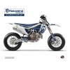 Kit Deco Moto Cross Heritage Husqvarna 450 FS Blanc