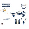 Kit Deco Moto Cross Heritage Husqvarna 450 FS Blanc