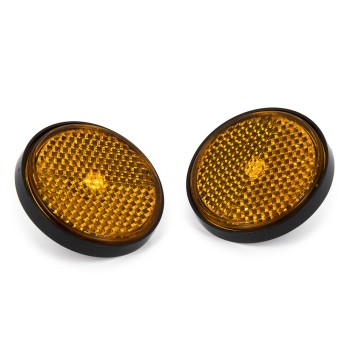 Catadioptre rond 40mm à visser - Orange