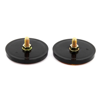 Catadioptre rond 40mm à visser - Orange