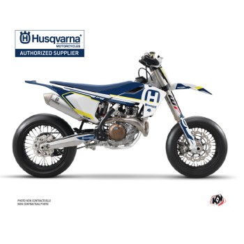 Kit Deco Moto Cross Nova Husqvarna 450 FS Bleu
