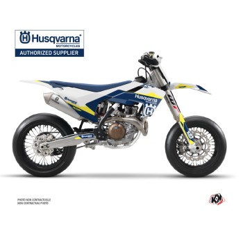 Kit Deco Moto Cross Orbit Husqvarna 450 FS Blanc