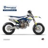Kit Deco Moto Cross Orbit Husqvarna 450 FS Blanc