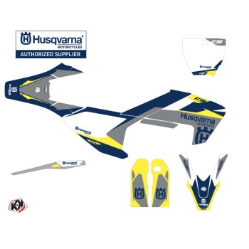 Kit Deco Moto Cross Orbit Husqvarna 450 FS Gris