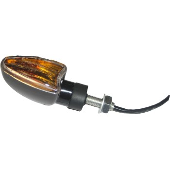 Paire de mini clignotants Triangle court - noir