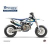 Kit Deco Moto Cross Legacy Husqvarna 450 FS Bleu Jaune