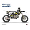 Kit Deco Moto Cross Split Husqvarna 450 FS Noir Jaune