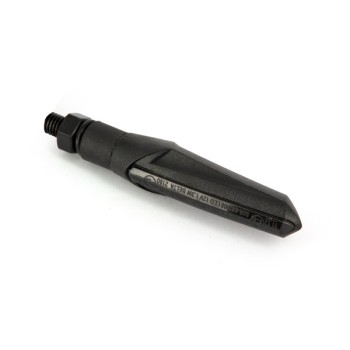 Paire de clignotants universels séquentiels à Leds - Noir avec caboc