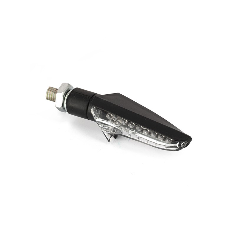 Paire de mini clignotants LED - noir