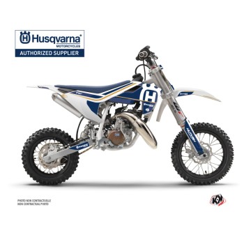 Kit Deco Moto Cross Heritage Husqvarna TC 50 Blanc