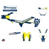 Kit Deco Moto Cross Heritage Husqvarna TC 50 Bleu Blanc