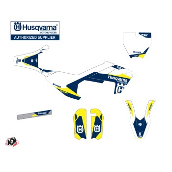 Kit Deco Moto Cross Orbit Husqvarna TC 50 Blanc