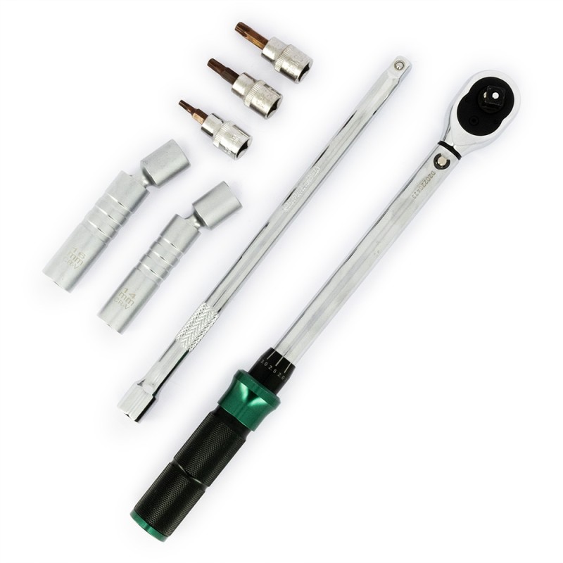 Clé Dynamométrique 3/8 10-60Nm 7 Pièces