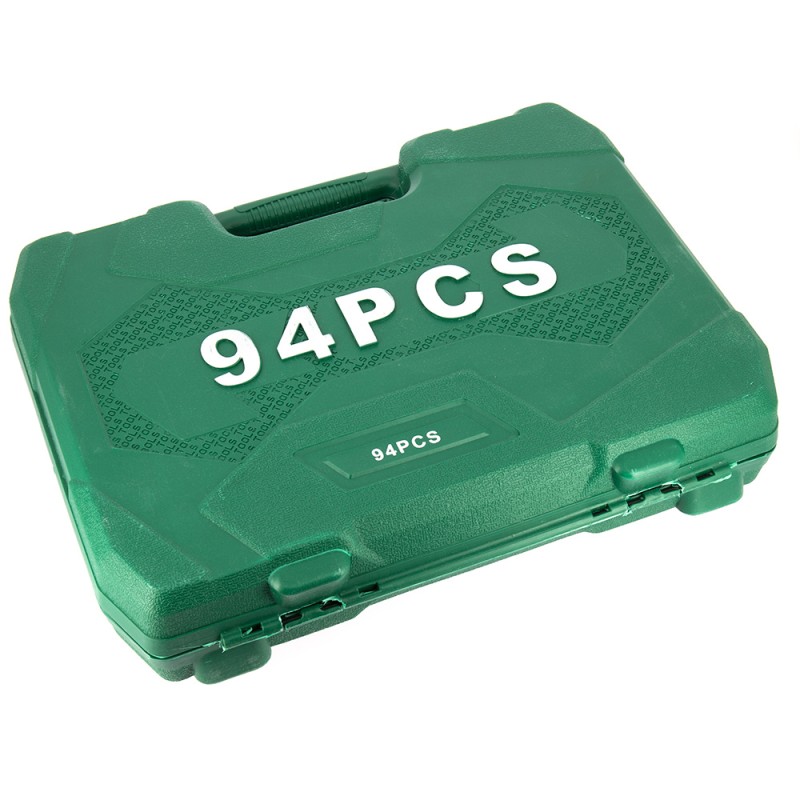 COFFRET DOUILLE 1/4" - 1/2" - 6 PANS MÉTRIQUE DE 4 A 32 mm