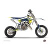 Kit Deco Moto Cross Stage Husqvarna TC 50 Blanc Jaune