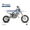 Kit Deco Moto Cross Legacy Husqvarna TC 50 Bleu Jaune