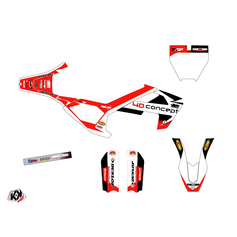 Kit Deco Moto Cross Replica BOS Husqvarna 50 TC
