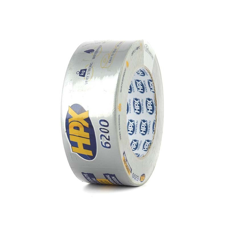 Ruban toile adhésif - argent 48mm x 25m