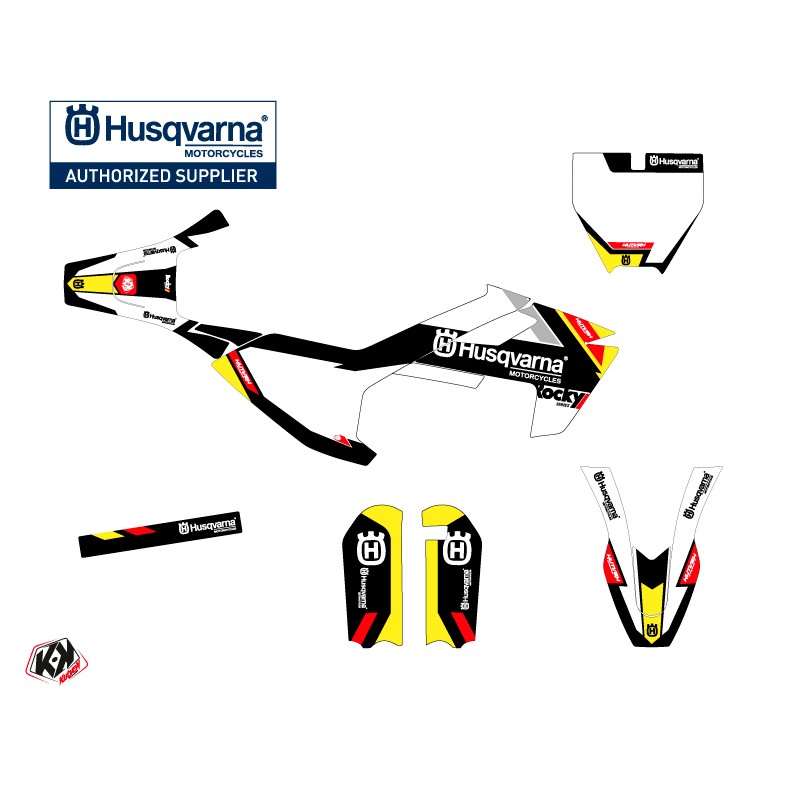 Kit Deco Moto Cross Rocky Husqvarna TC 50 Noir