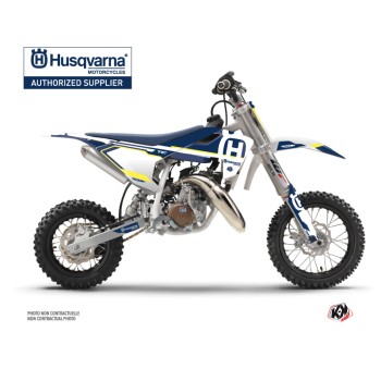 Kit Deco Moto Cross Nova Husqvarna TC 50 Bleu