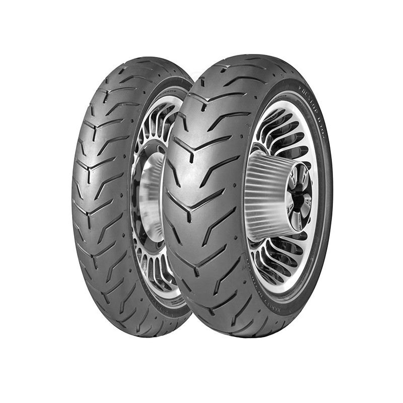 Pneu Route 130/80-17 65H AV D408 SW FLANC BLANC FIN