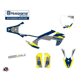 Kit Deco Moto Cross Orbit Husqvarna TC 50 Gris