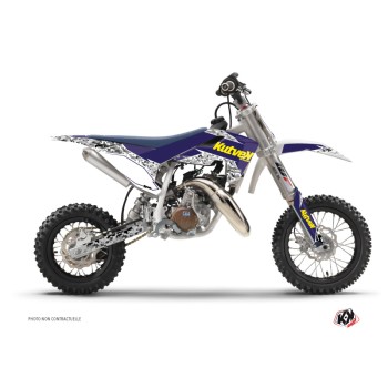 Kit Deco Moto Cross Predator Husqvarna TC 50 Violet Jaune
