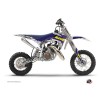 Kit Deco Moto Cross Predator Husqvarna TC 50 Violet Jaune