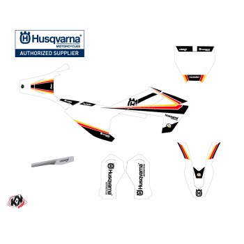 Kit Deco Moto Cross Legacy Husqvarna TC 50 Noir Jaune
