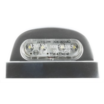 Eclairage de Plaque LED Acier Entraxe 45mm / 4 LEDS