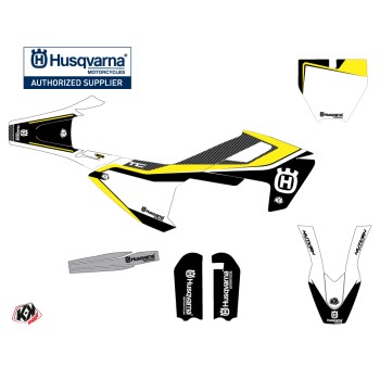 Kit Deco Moto Cross Legend Husqvarna TC 65 Noir